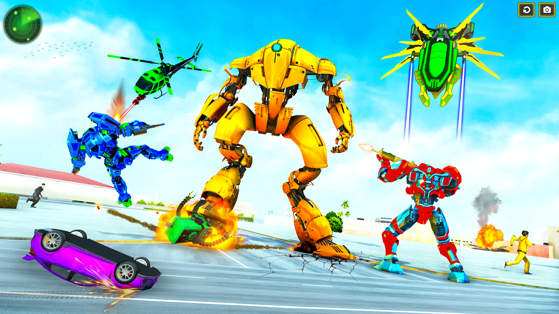 اسکرین شات 2 بازی Mech Robot Transformation Game