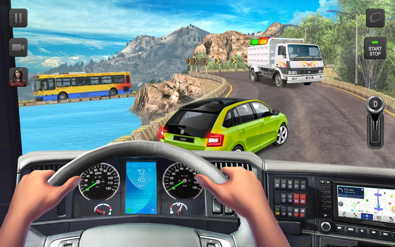 اسکرین شات 2 برنامه Euro Truck Simulator 3D