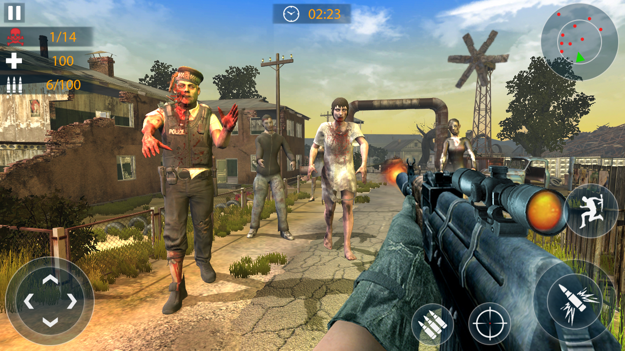 اسکرین شات 2 بازی Zombie Shooting Games