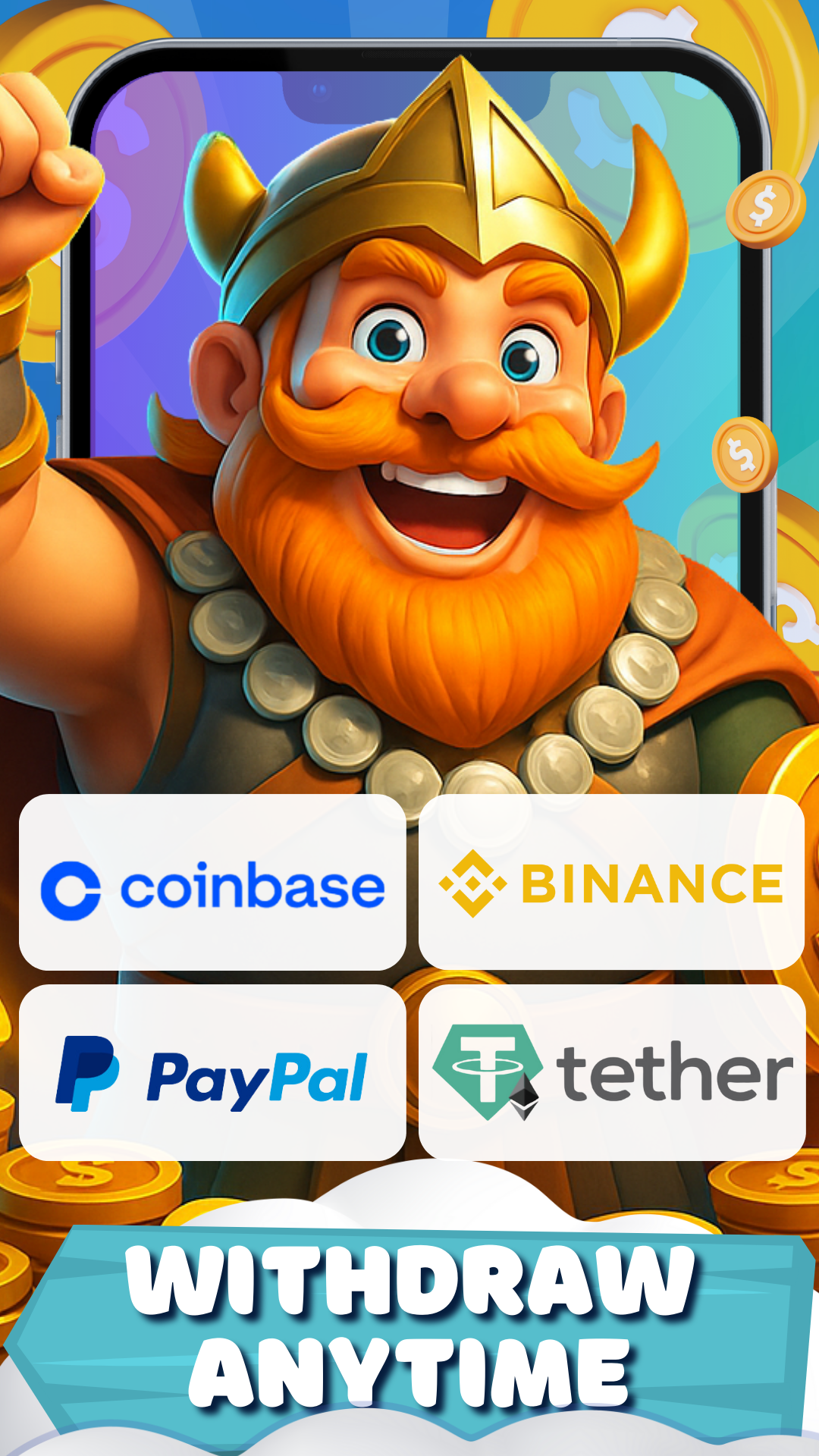 اسکرین شات 2 بازی Viking Quest Rise - Earn Money