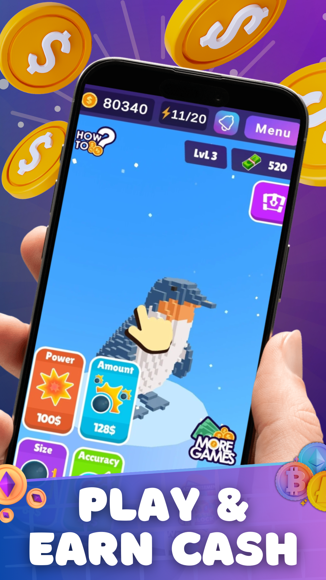 اسکرین شات 1 بازی Crypto Shot - Earn Crypto