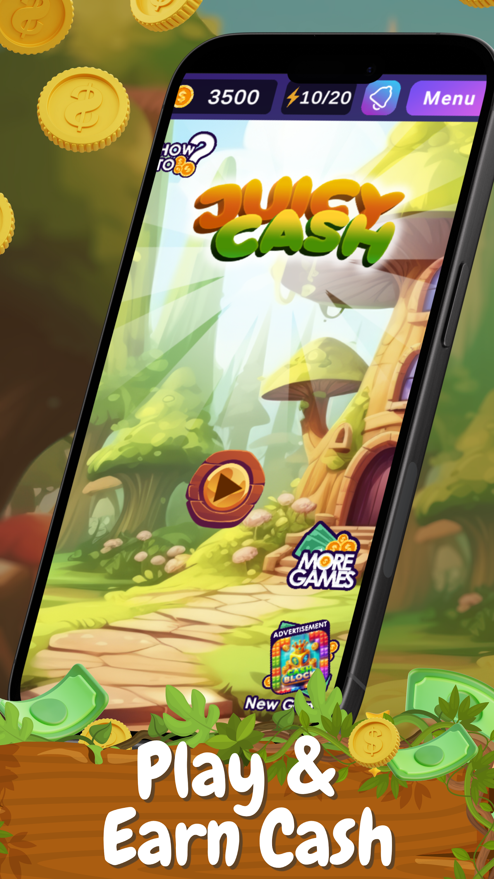 اسکرین شات 1 بازی Juicy Cash - Earn Money