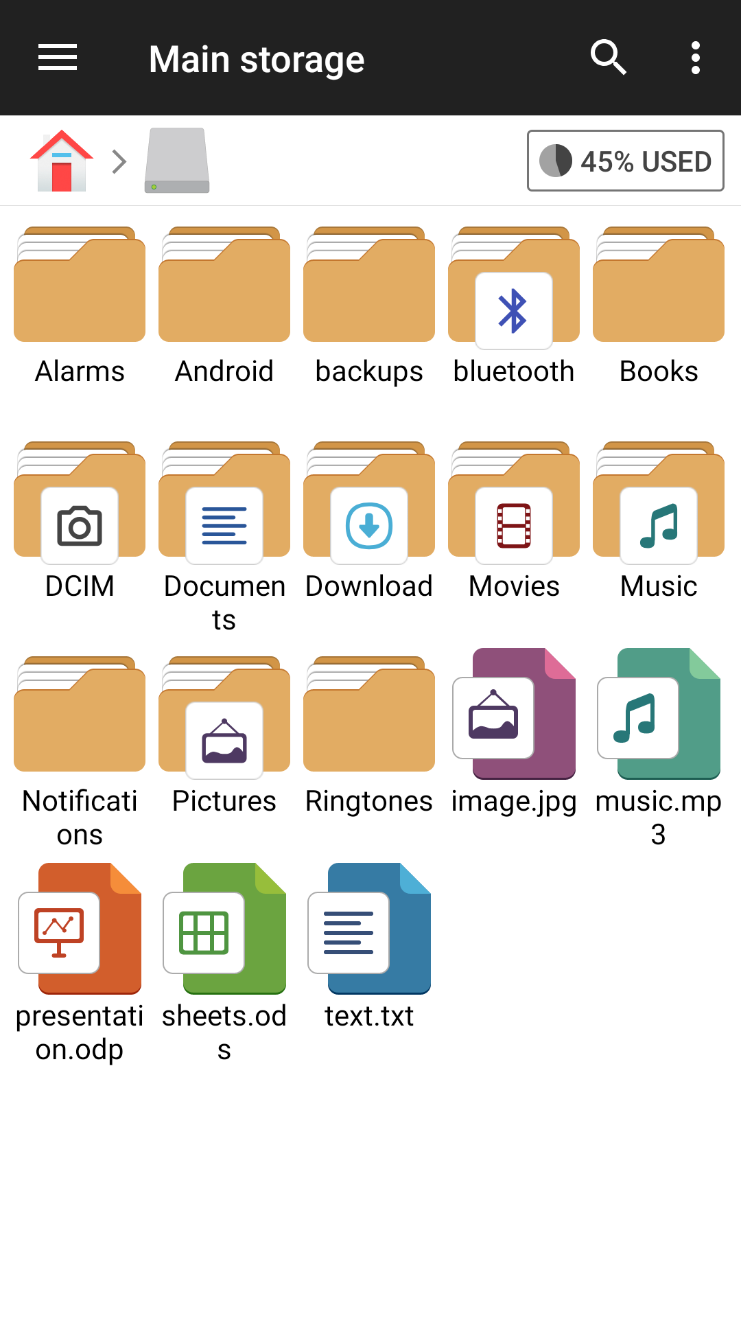 اسکرین شات 3 برنامه File Manager