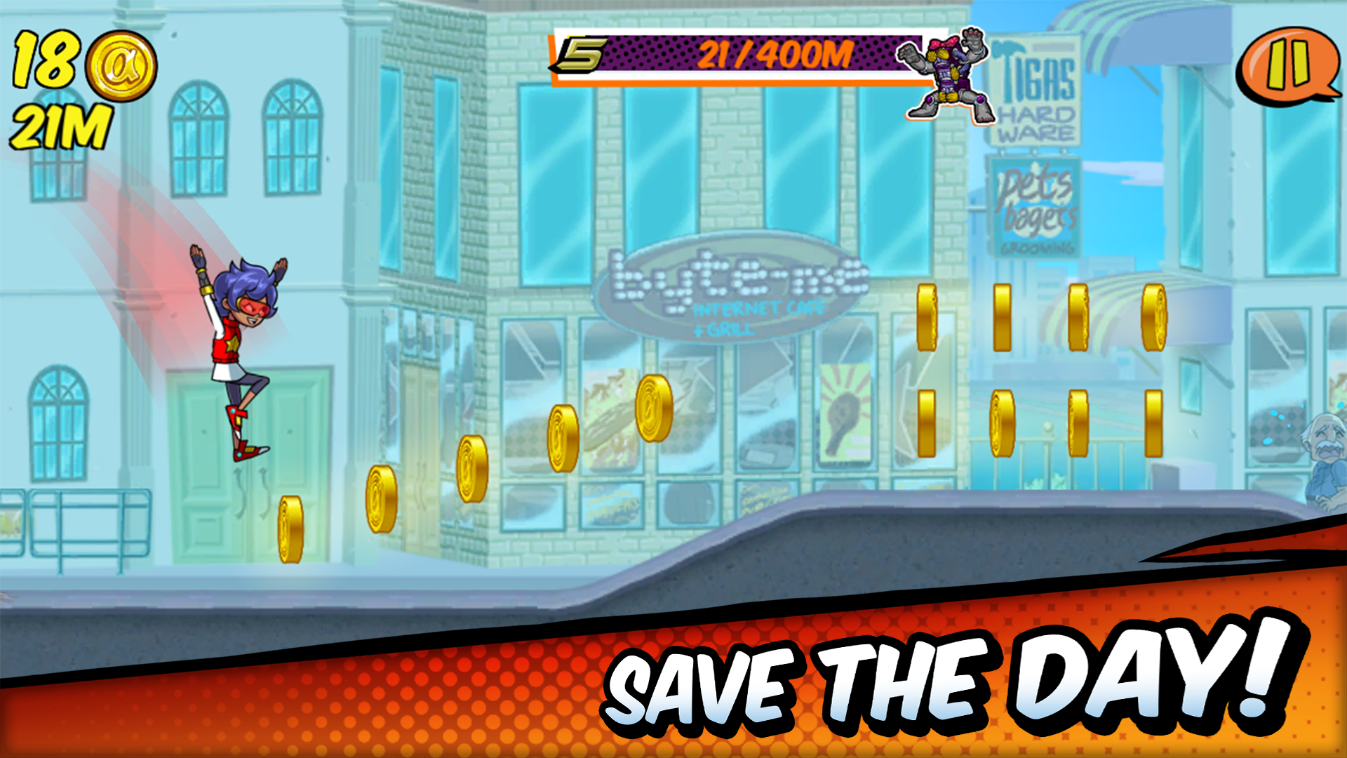 اسکرین شات 2 بازی Run Run Super 5