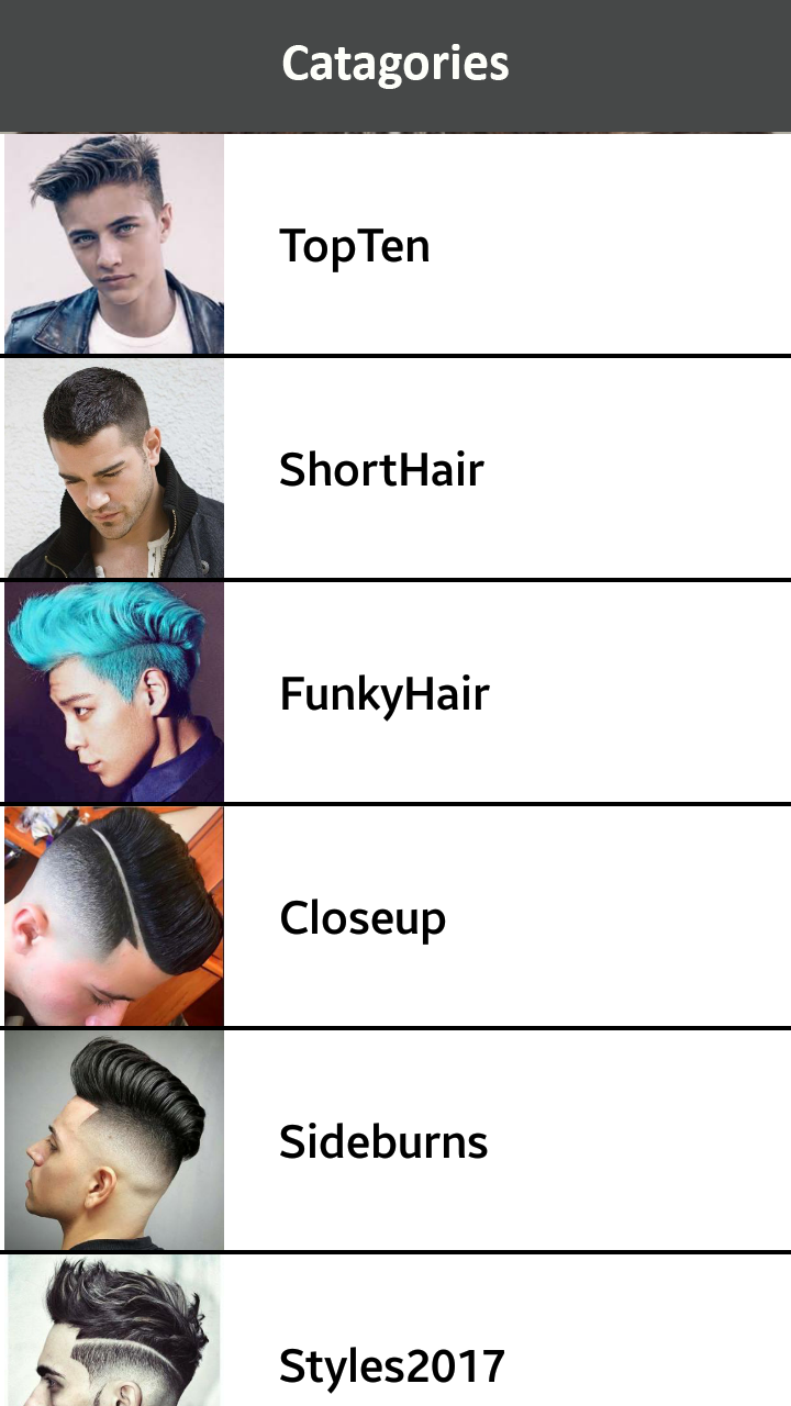 اسکرین شات 1 برنامه Latest Boys Hair Styles