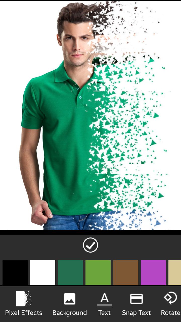 اسکرین شات 5 برنامه Pixel Effect Photo Editor