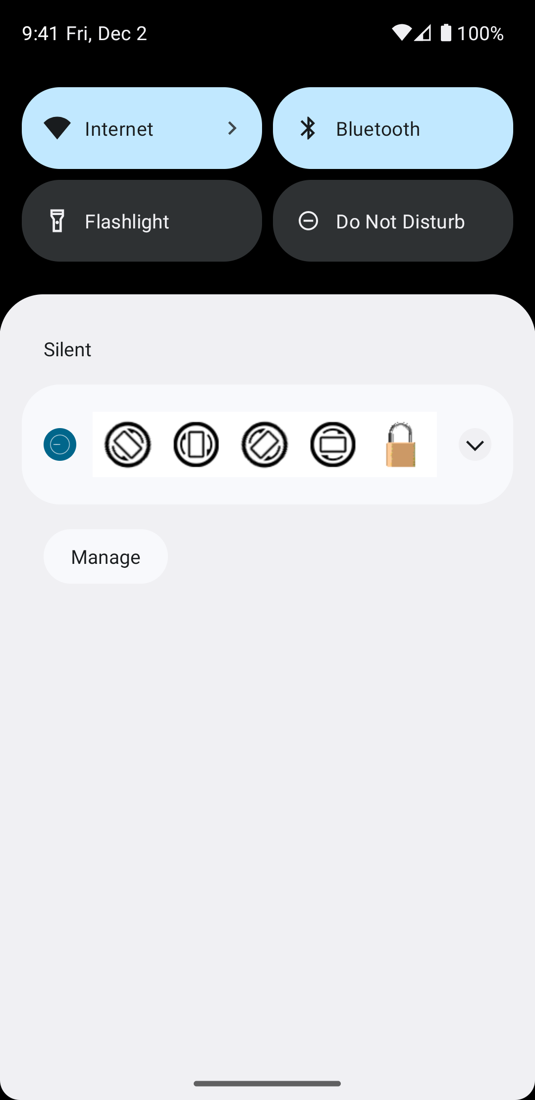 اسکرین شات 3 برنامه Always visible screen rotation