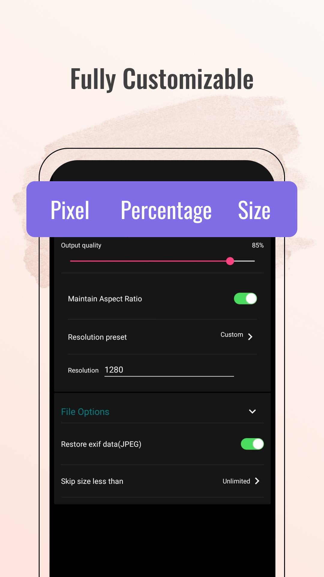 اسکرین شات 3 برنامه Image Compressor