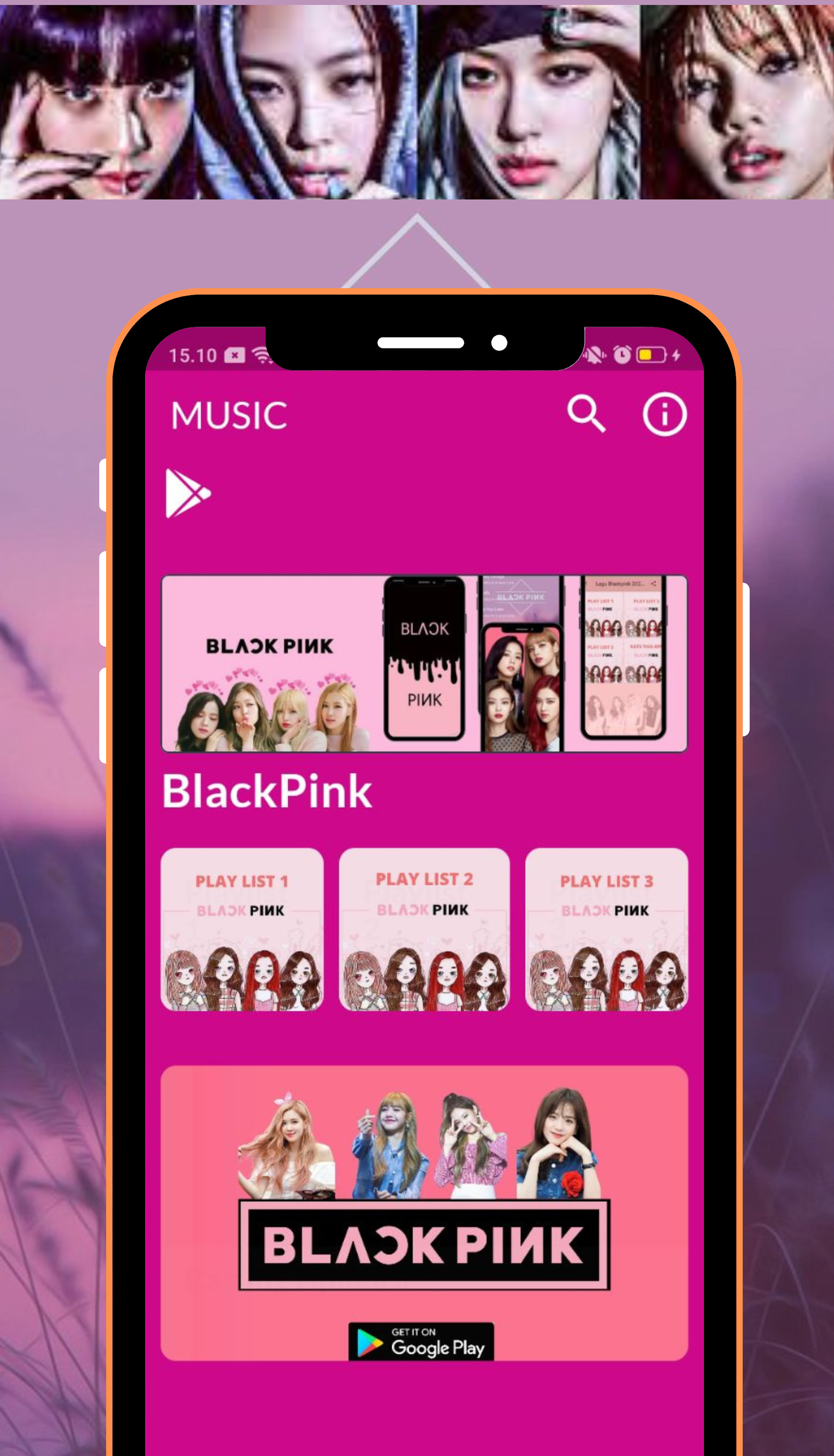 اسکرین شات 1 برنامه MUSIC BlackPink Venom
