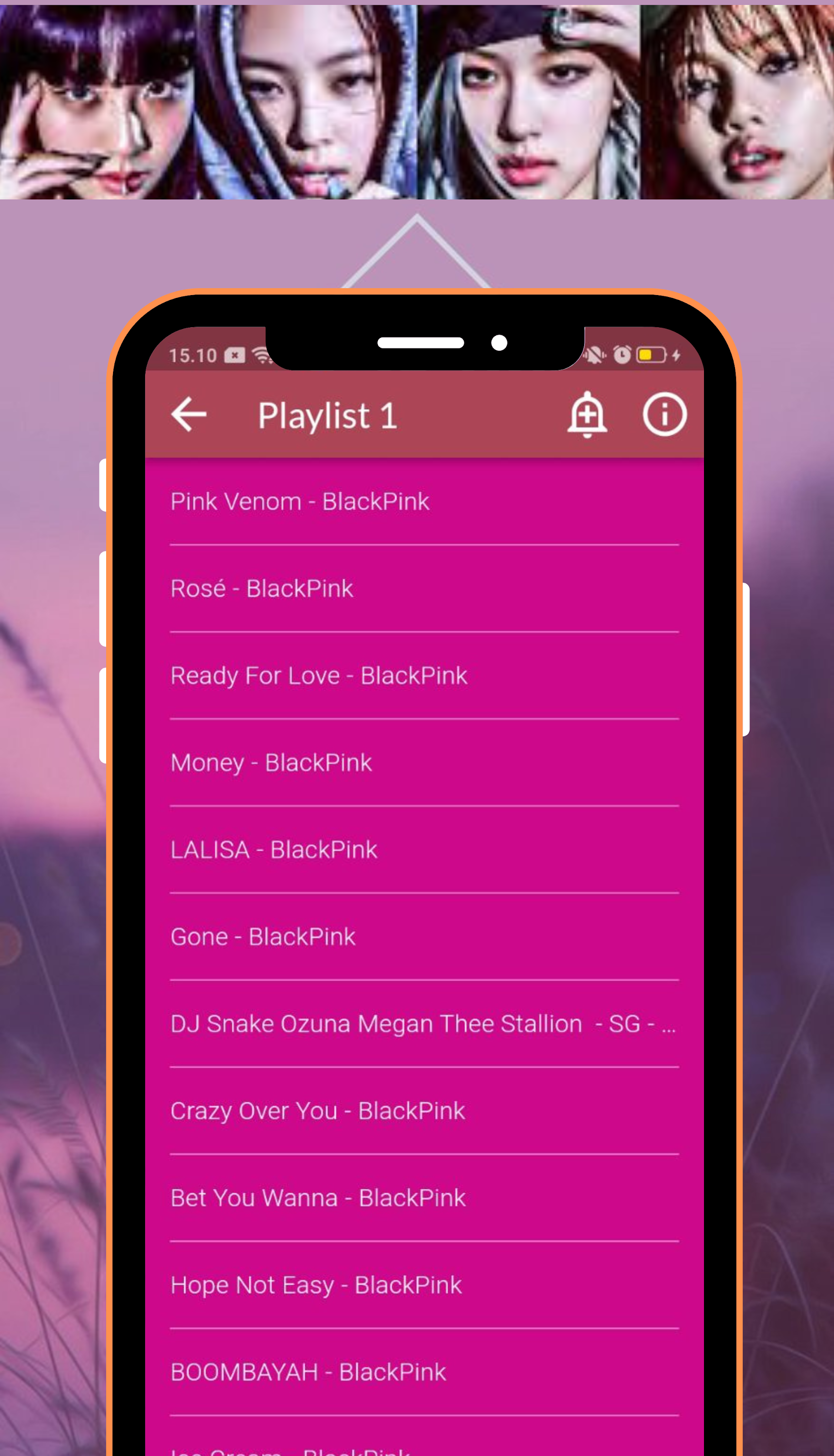 اسکرین شات 2 برنامه MUSIC BlackPink Venom