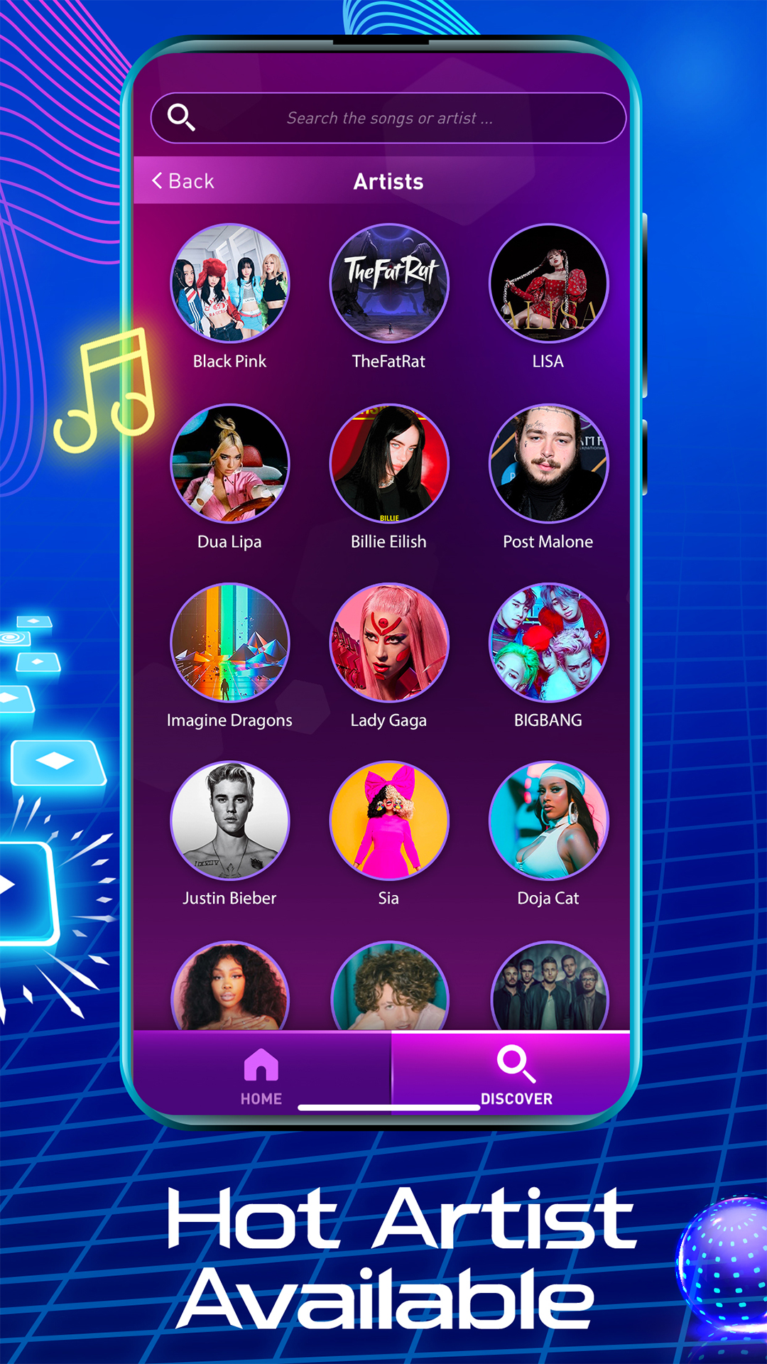 اسکرین شات 4 بازی Tiles Hop EDM Rush Music Game