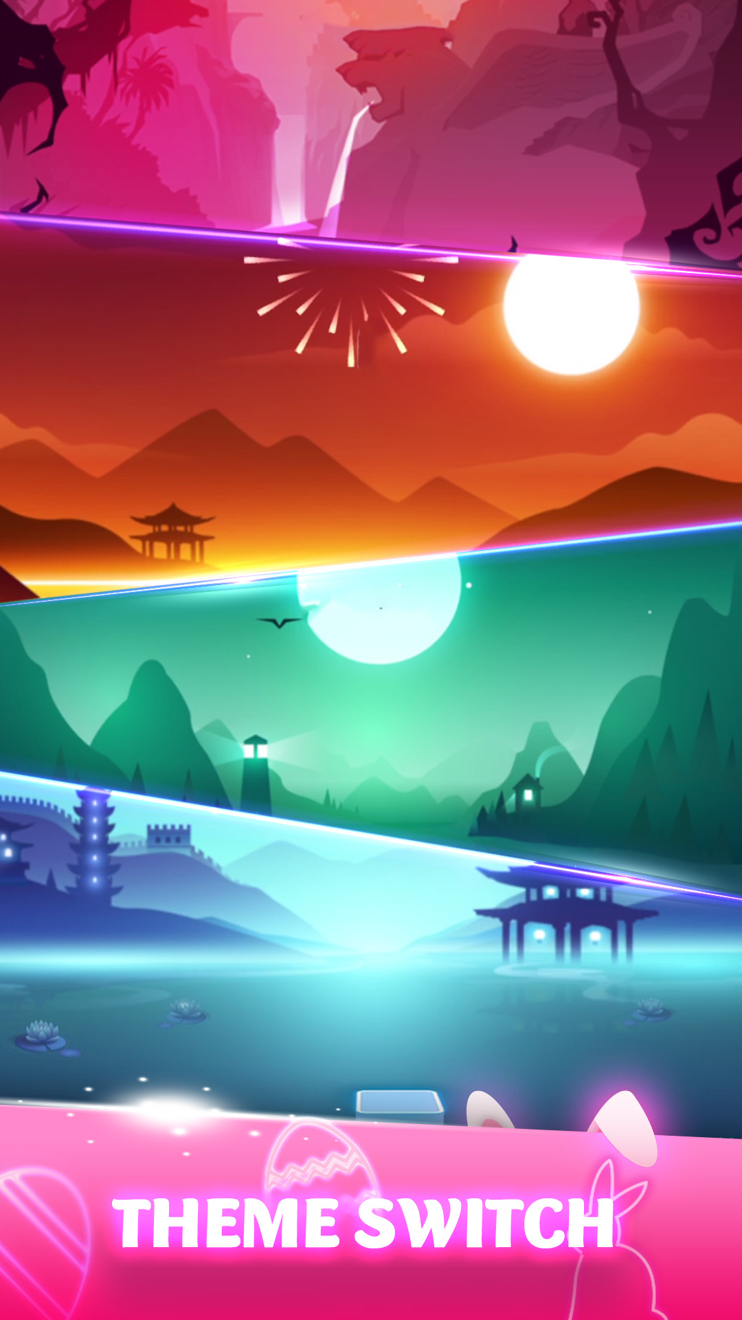 اسکرین شات 2 بازی Tiles Hop EDM Rush Music Game