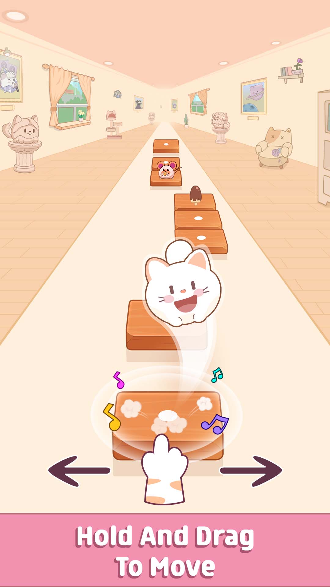 اسکرین شات 3 بازی Bouncing Cats: Cute Cat Music