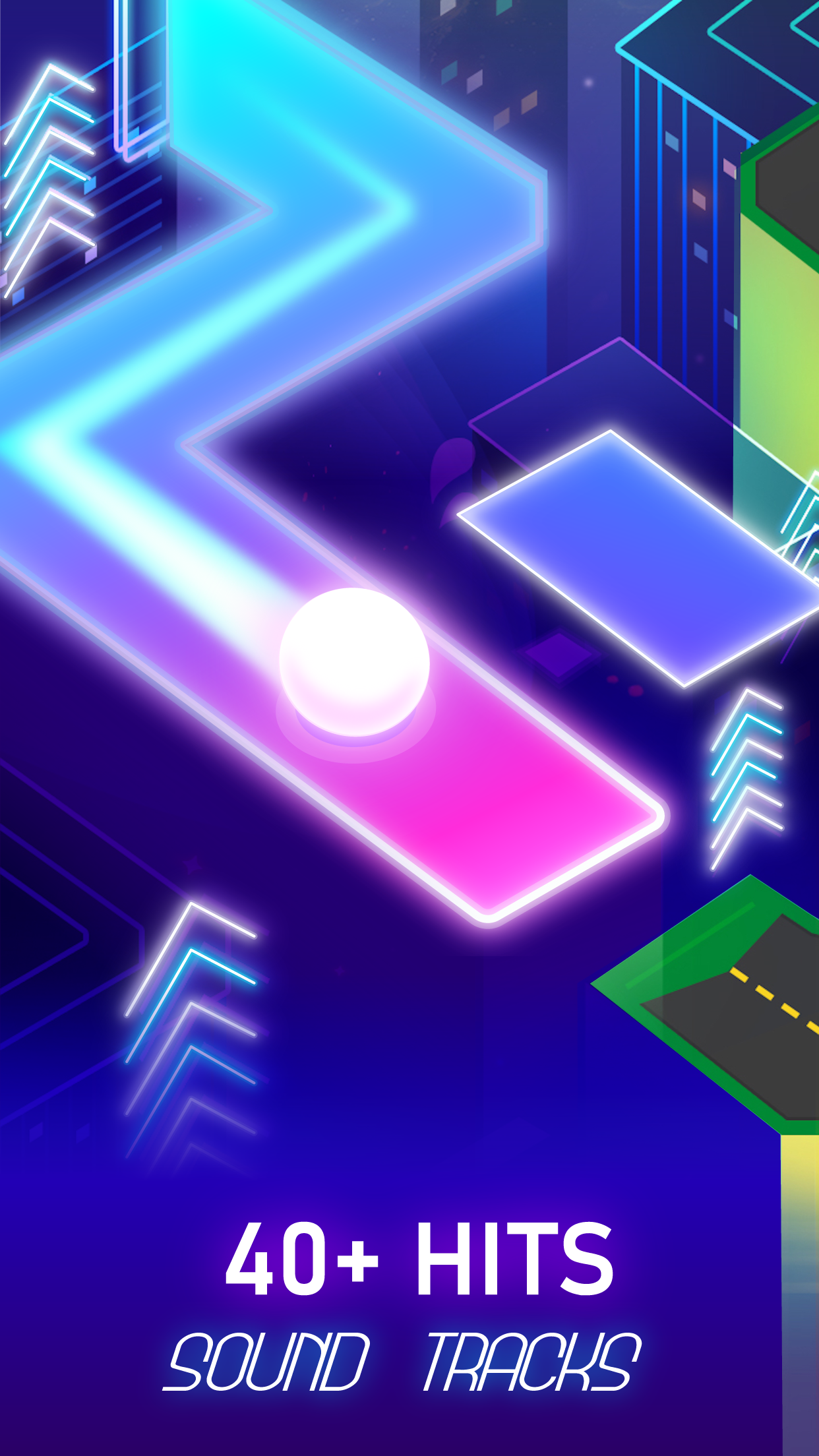 اسکرین شات 1 بازی Dancing Ballz: Magic Tiles