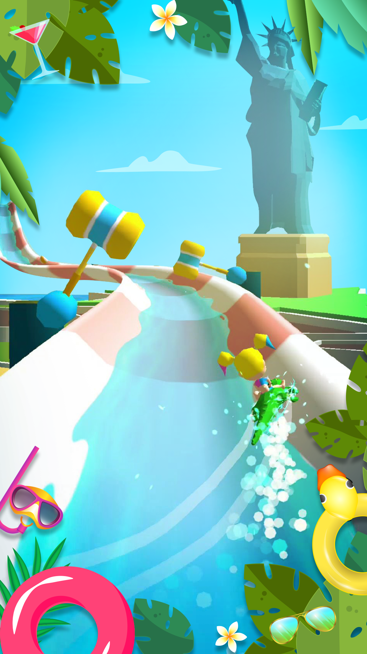 اسکرین شات 2 بازی Waterpark: Slide Race