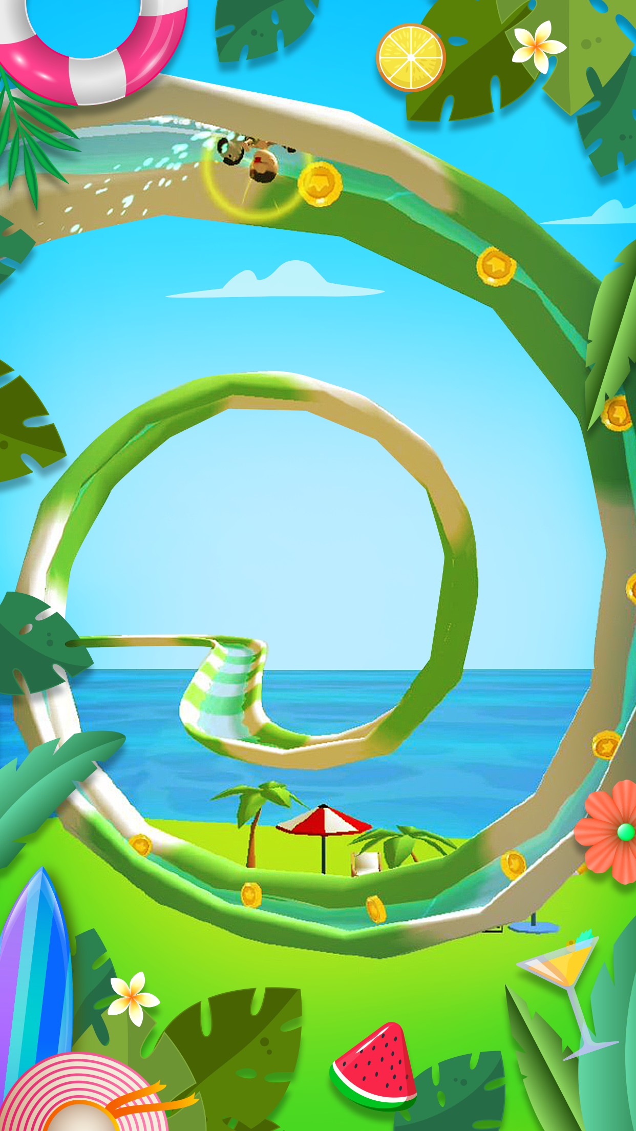اسکرین شات 3 بازی Waterpark: Slide Race