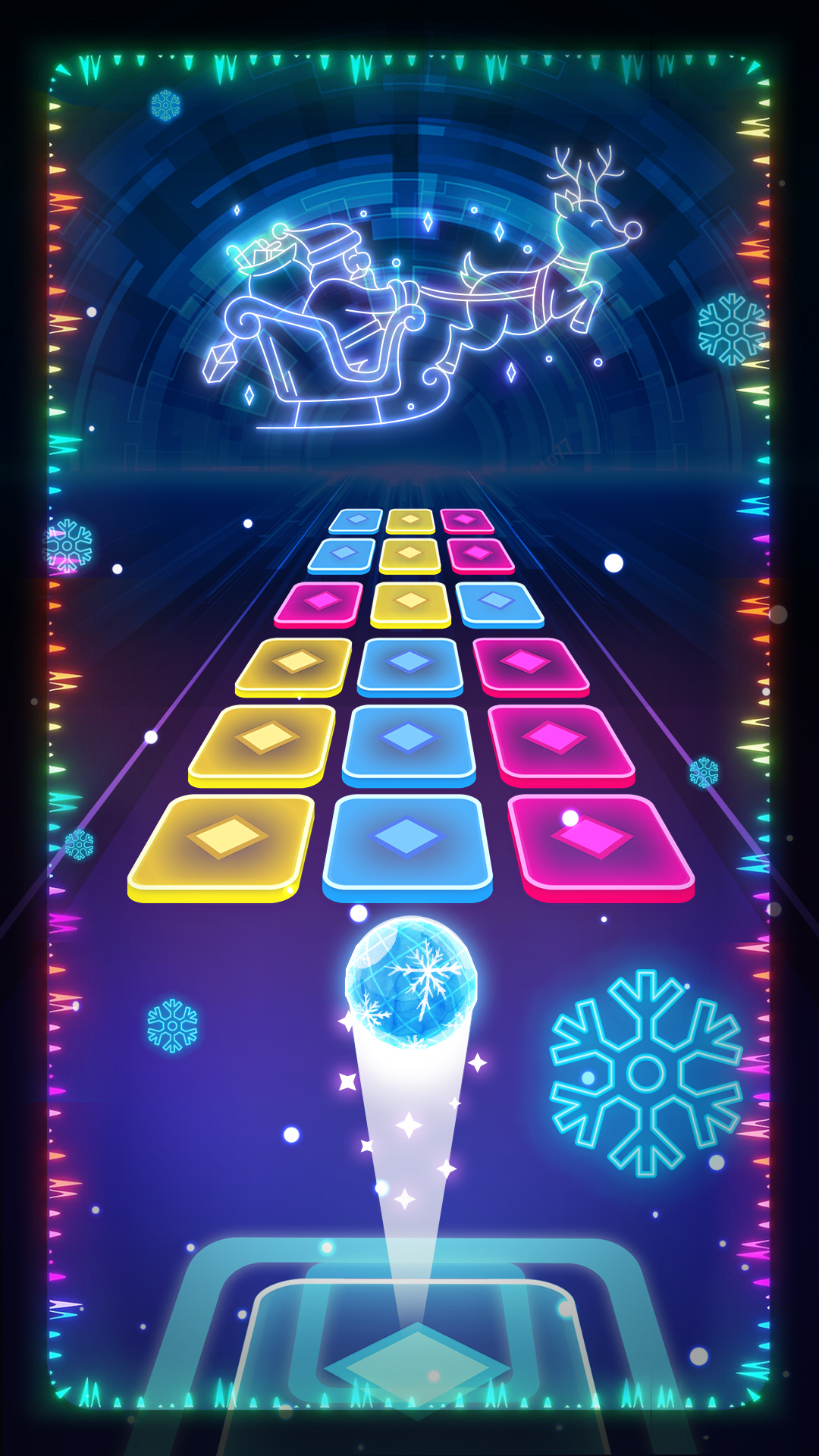اسکرین شات 2 بازی Color Hop 3D - Music Game