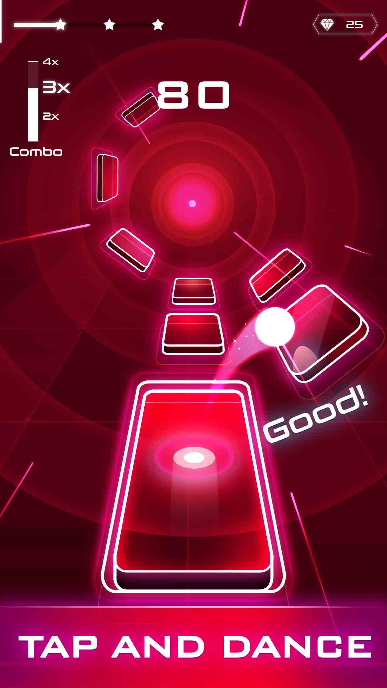 اسکرین شات 3 بازی Magic Twist: Twister Music Ball Game