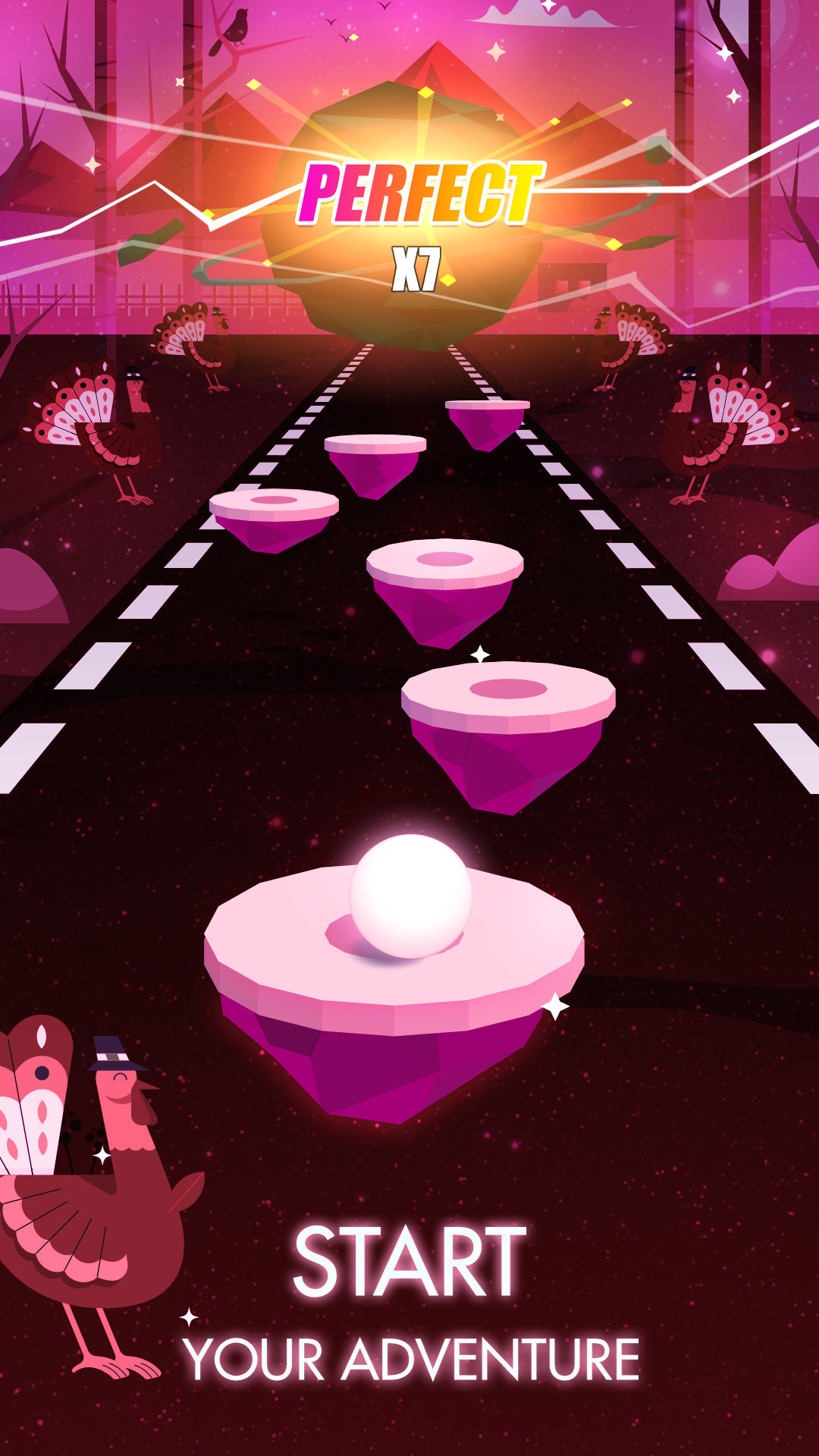 اسکرین شات 3 بازی Hop Ball 3D: Dancing Ball