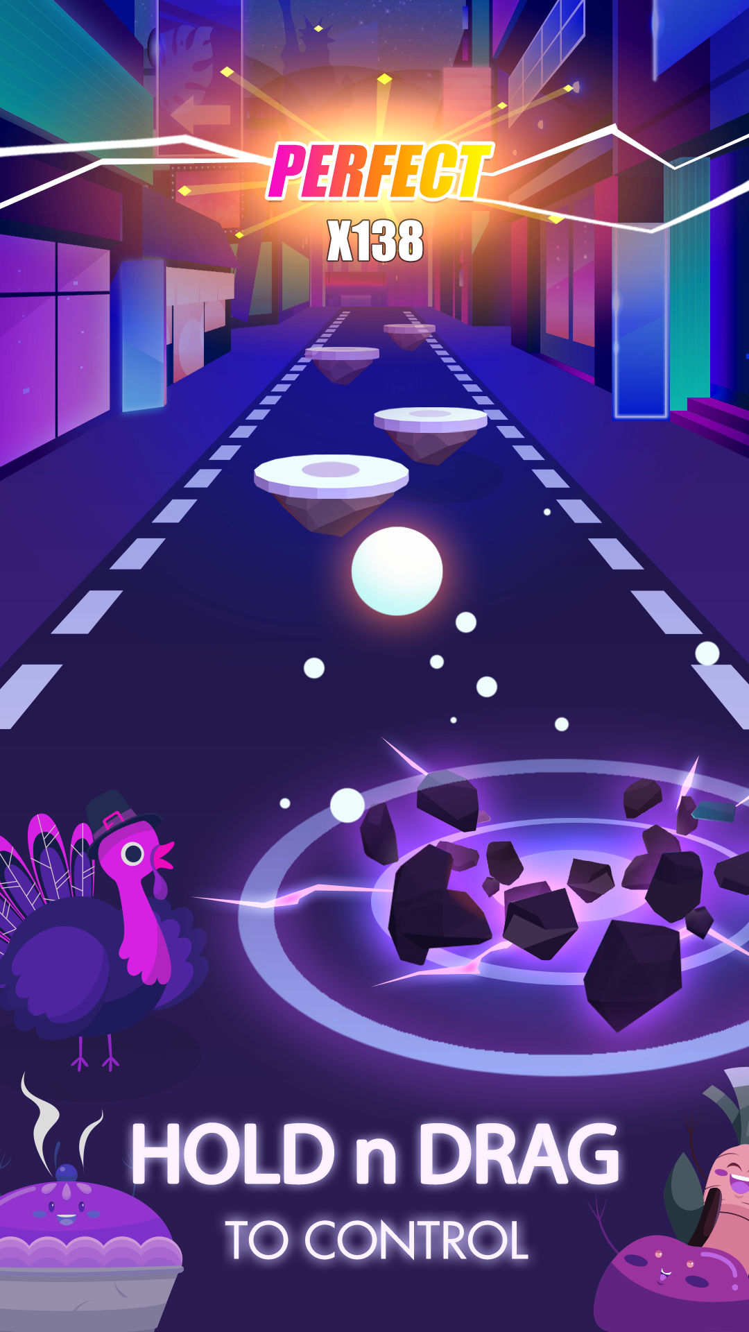 اسکرین شات 2 بازی Hop Ball 3D: Dancing Ball