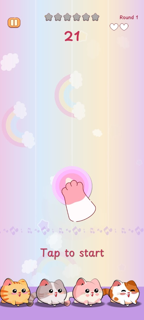 اسکرین شات 3 بازی Magic Cat Tiles - Cute Piano