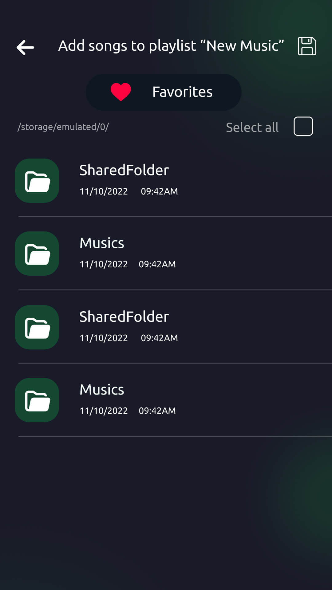 اسکرین شات 8 برنامه Music player