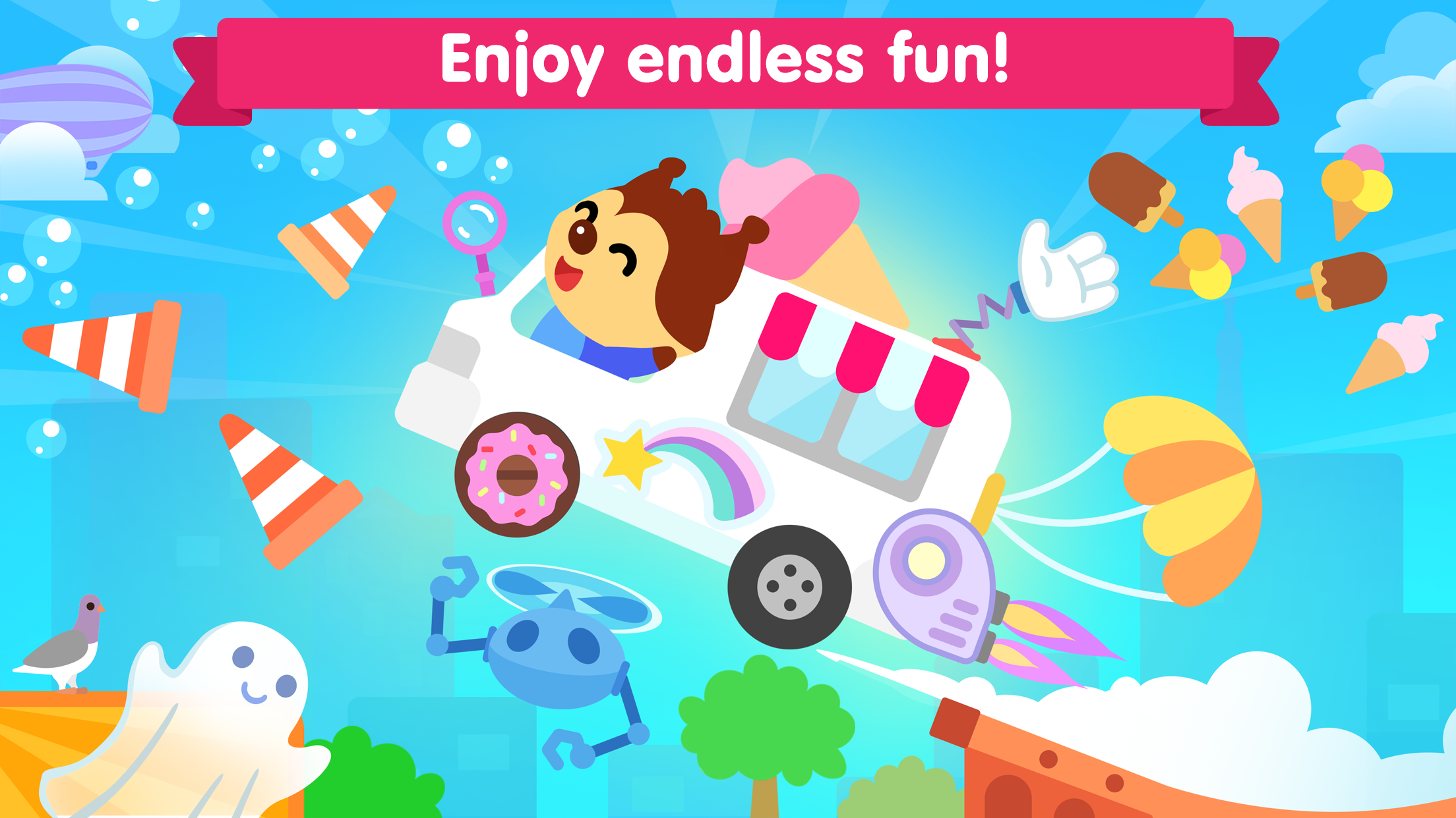 اسکرین شات 3 بازی Car games for toddlers & kids
