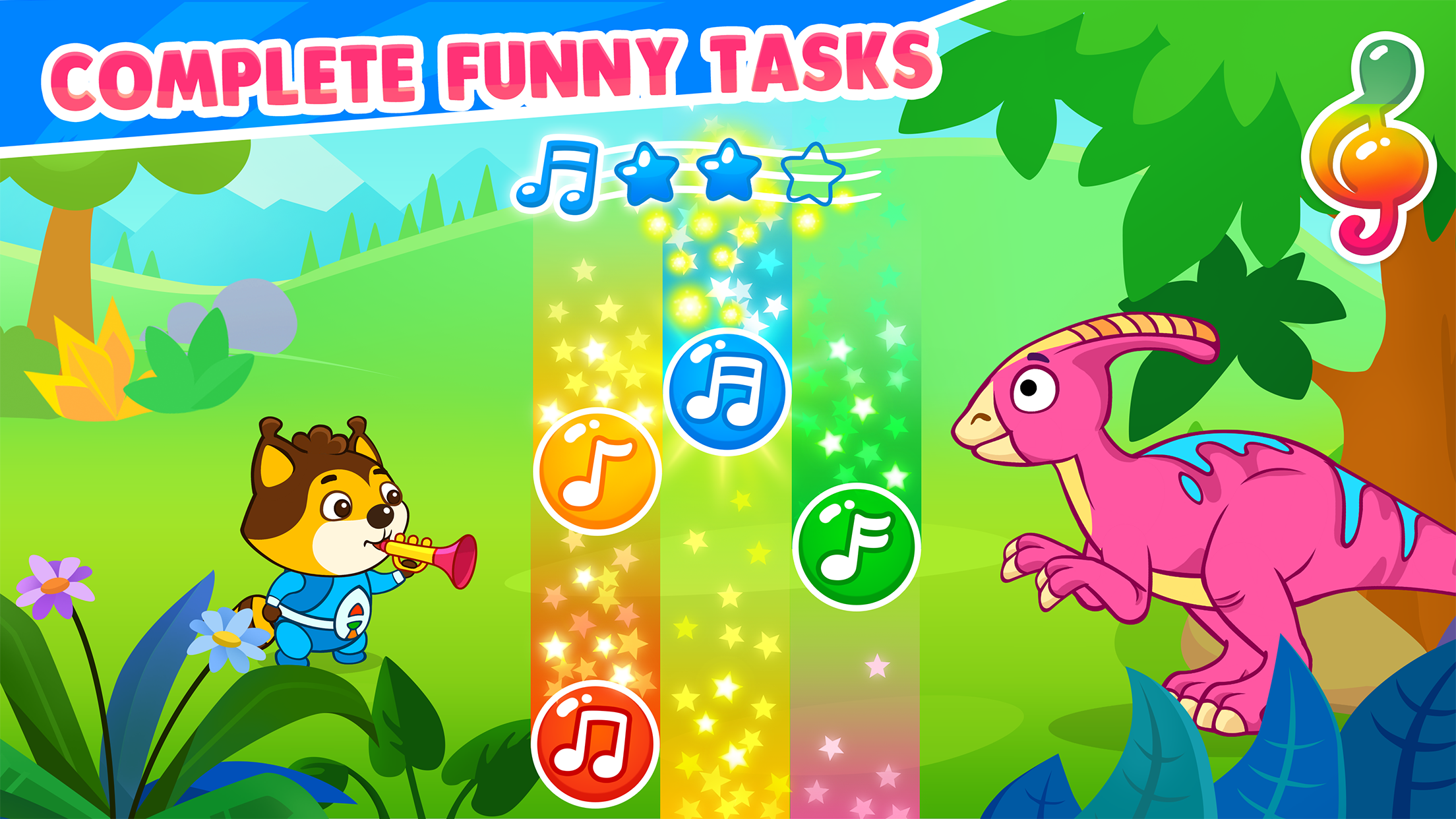 اسکرین شات 3 بازی Dinosaur games for toddlers