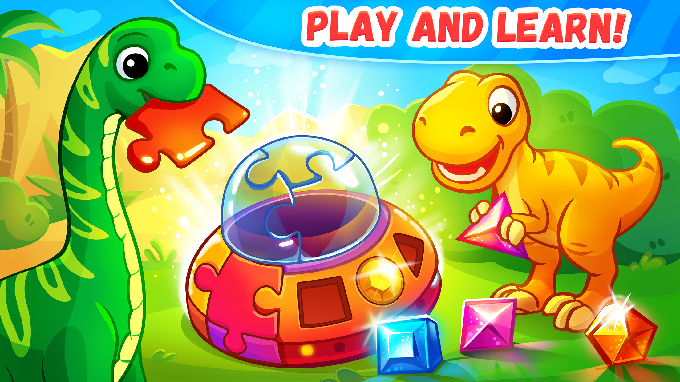 اسکرین شات 2 بازی Dinosaur games for kids age 2