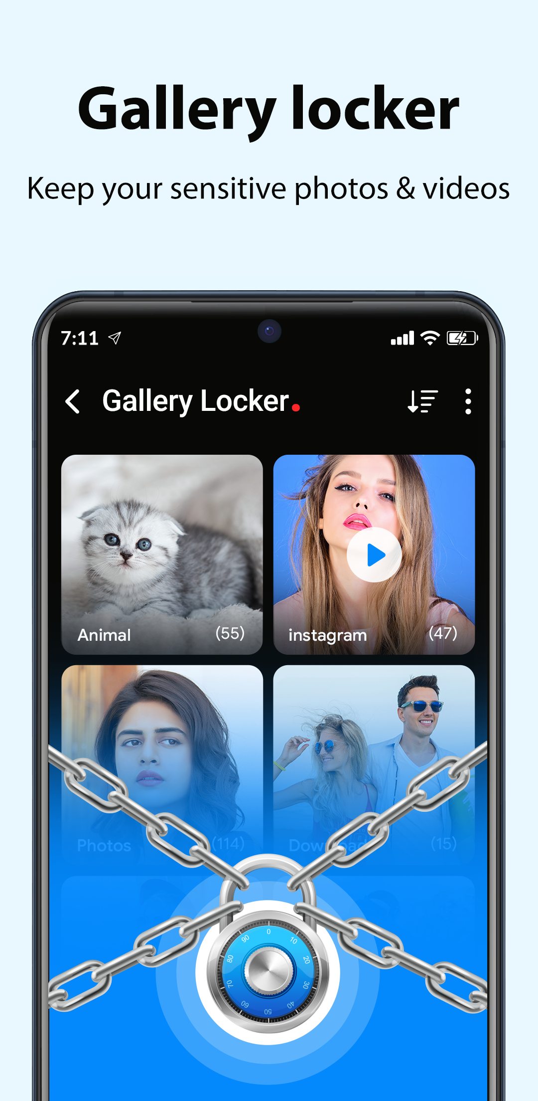 اسکرین شات 2 برنامه AppLock Secret
