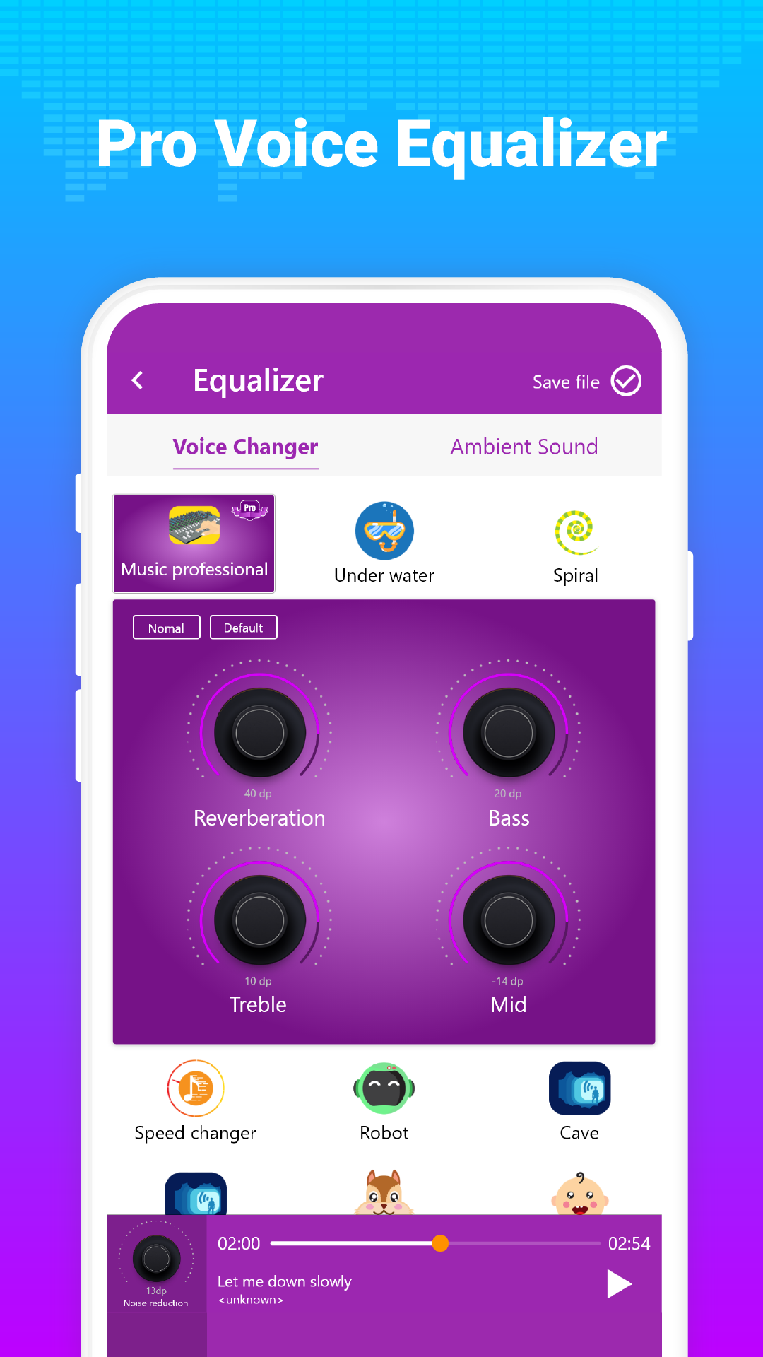 اسکرین شات 4 برنامه Voice Changer - Sound Effects