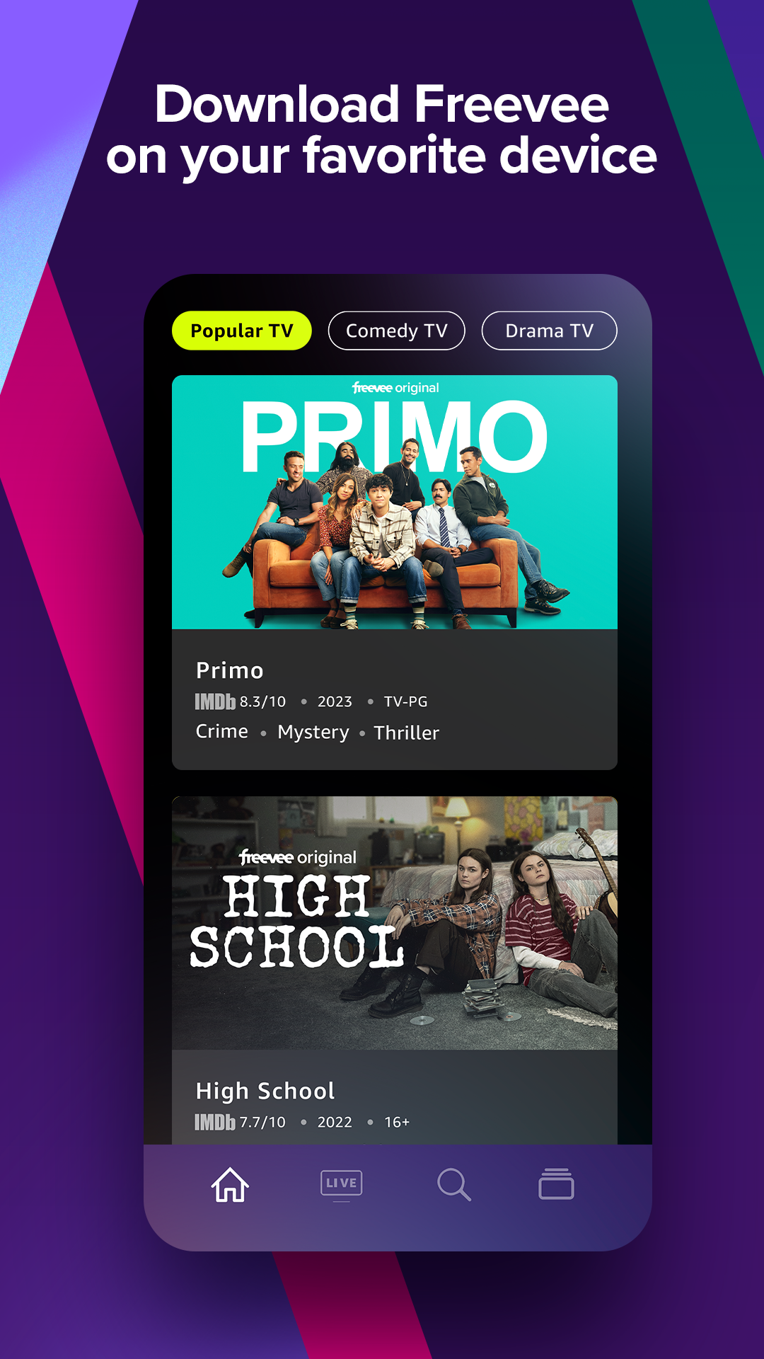 اسکرین شات 6 برنامه Amazon Freevee: Free Movies/TV