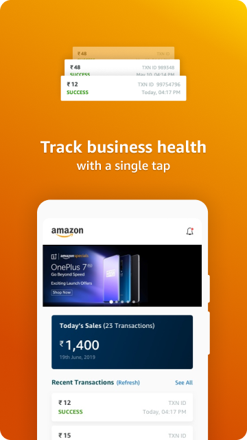 اسکرین شات 2 برنامه Amazon Pay For Business