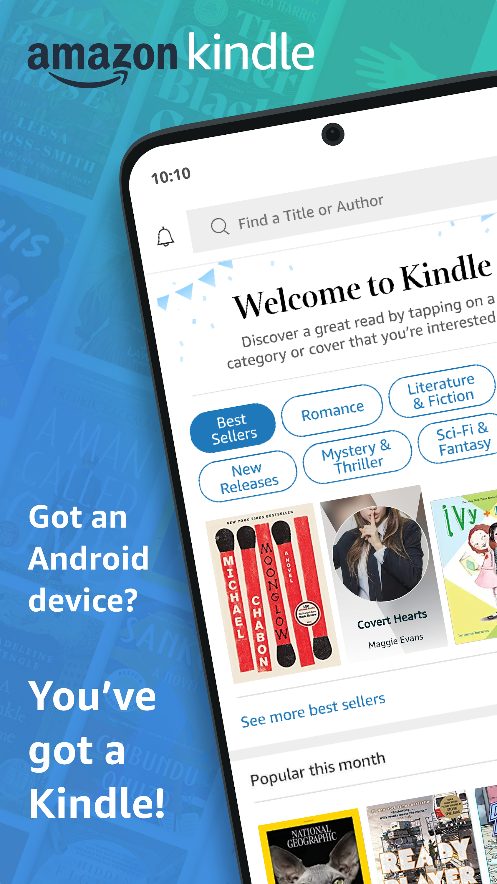 اسکرین شات 1 برنامه Amazon Kindle