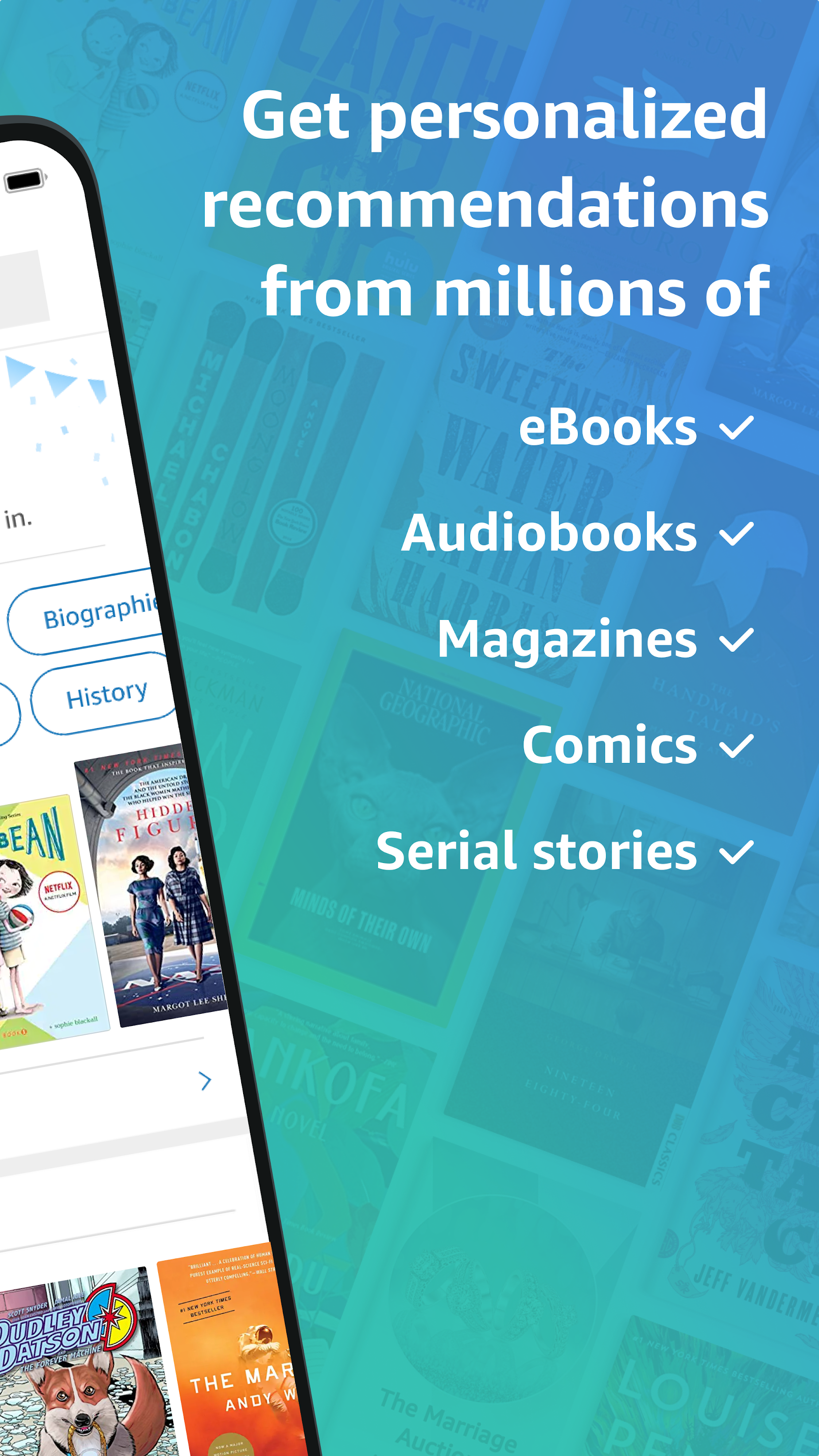 اسکرین شات 2 برنامه Amazon Kindle