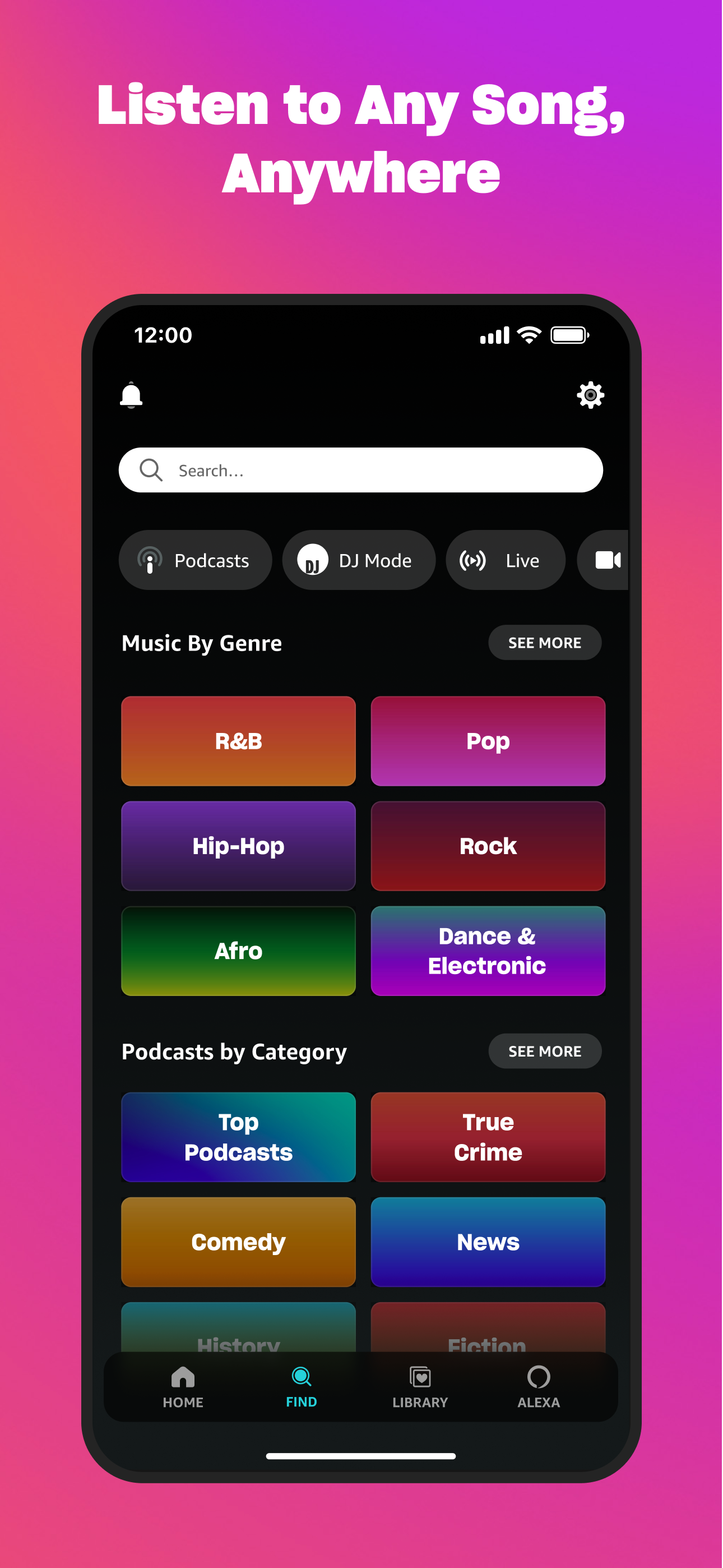 اسکرین شات 8 برنامه Amazon Music: Songs & Podcasts
