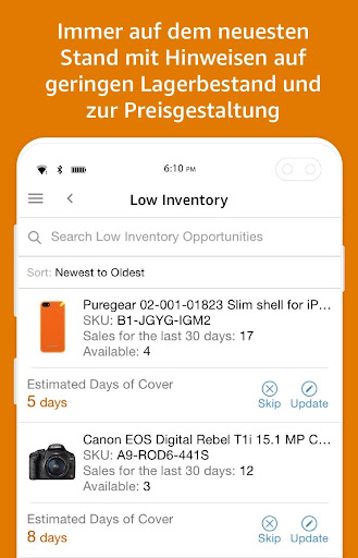 اسکرین شات 5 برنامه Amazon Seller