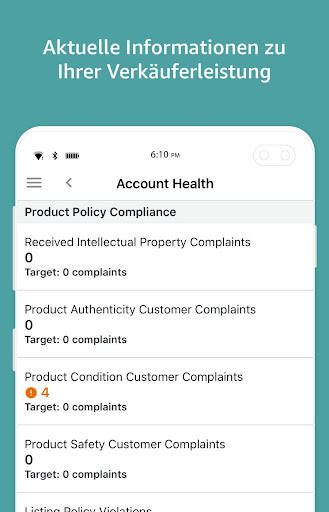 اسکرین شات 3 برنامه Amazon Seller