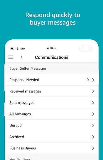 اسکرین شات 4 برنامه Amazon Seller: Sell on Amazon