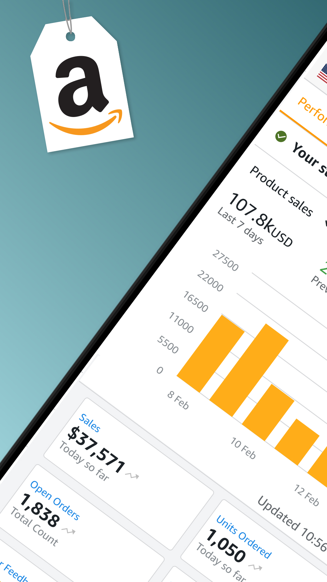 اسکرین شات 1 برنامه Amazon Seller