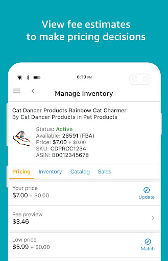 اسکرین شات 7 برنامه Amazon Seller: Sell on Amazon