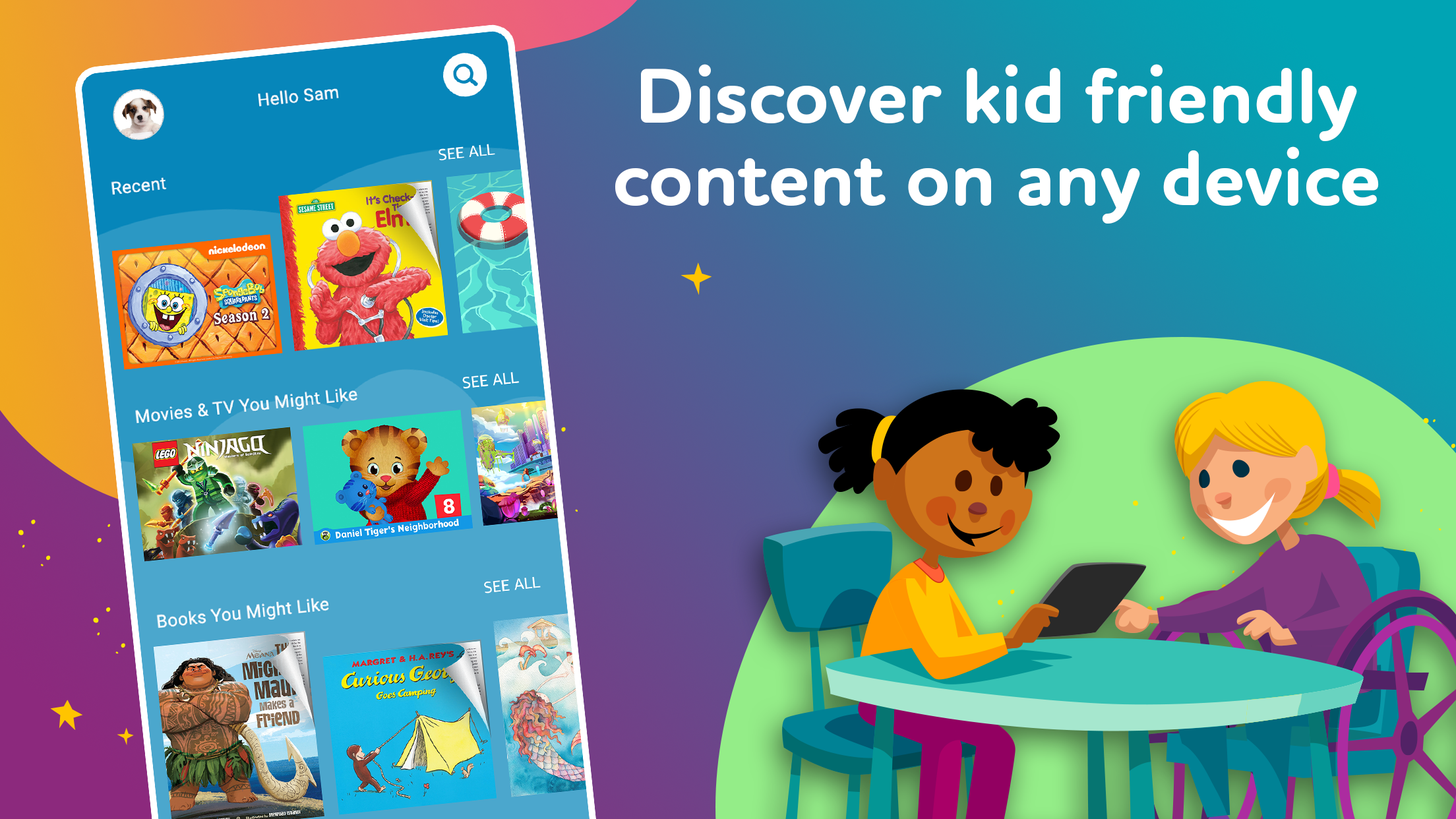 اسکرین شات 4 برنامه Amazon Kids+: Books, Videos…