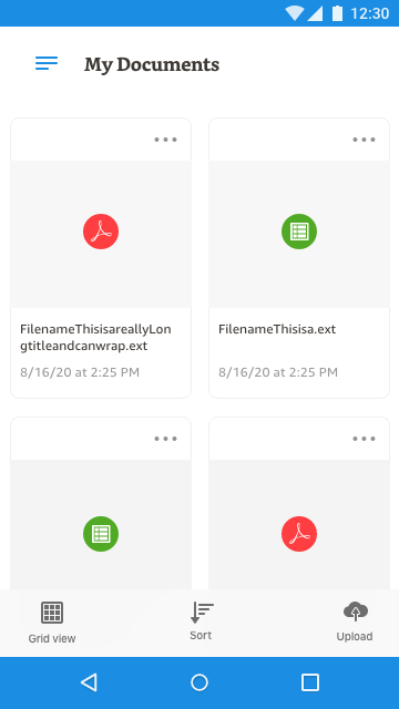 اسکرین شات 4 برنامه Amazon WorkDocs