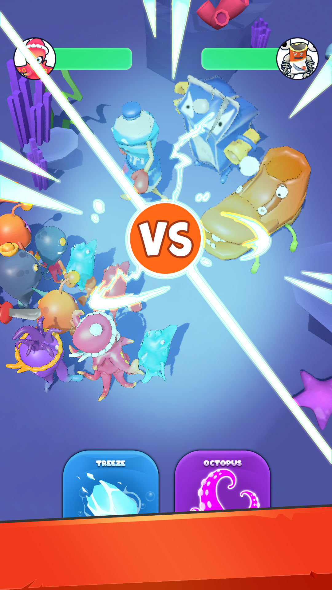اسکرین شات 1 بازی Fish Battle Merge