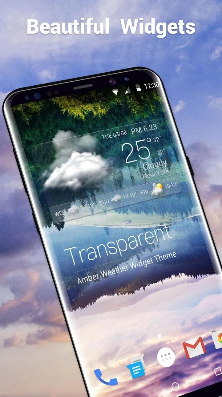 اسکرین شات 2 برنامه Amber Weather Elite
