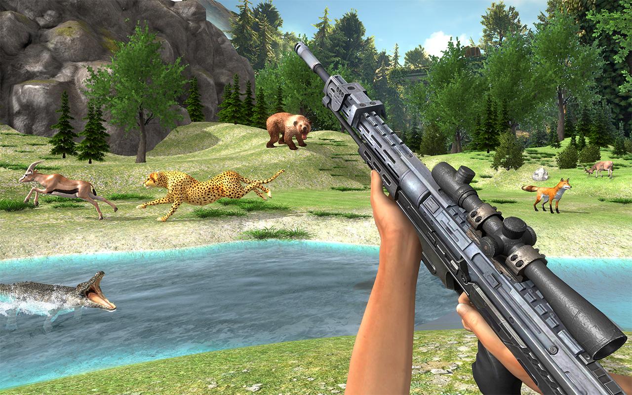 اسکرین شات 3 بازی Real Jungle Animals Hunting