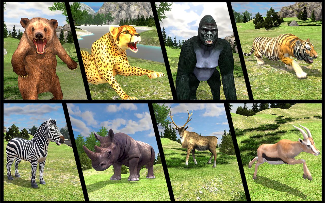 اسکرین شات 5 بازی Real Jungle Animals Hunting