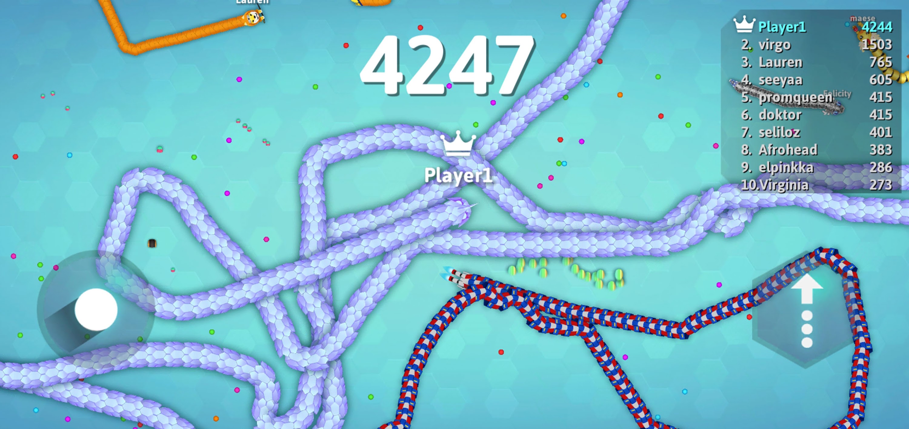 اسکرین شات 7 بازی Snake.io - Fun Snake .io Games