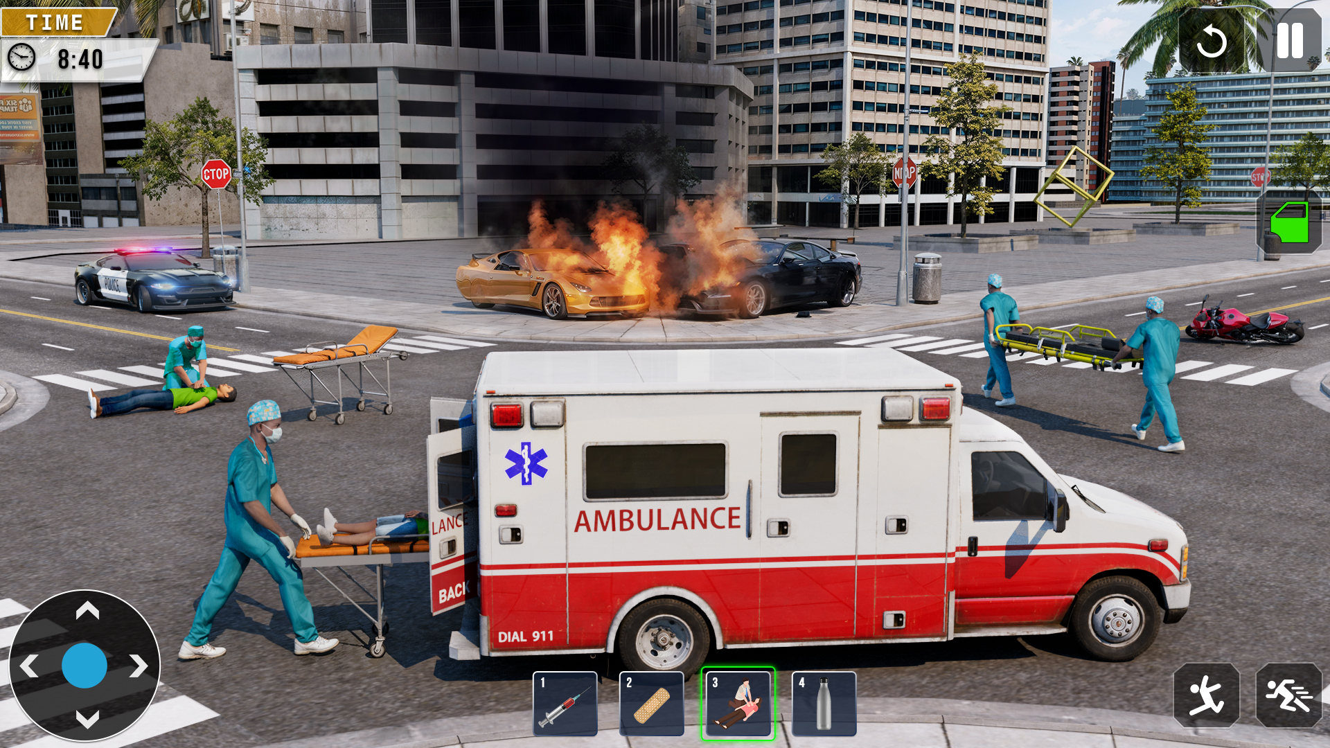 اسکرین شات 3 بازی Rescue Ambulance Simulator 3D