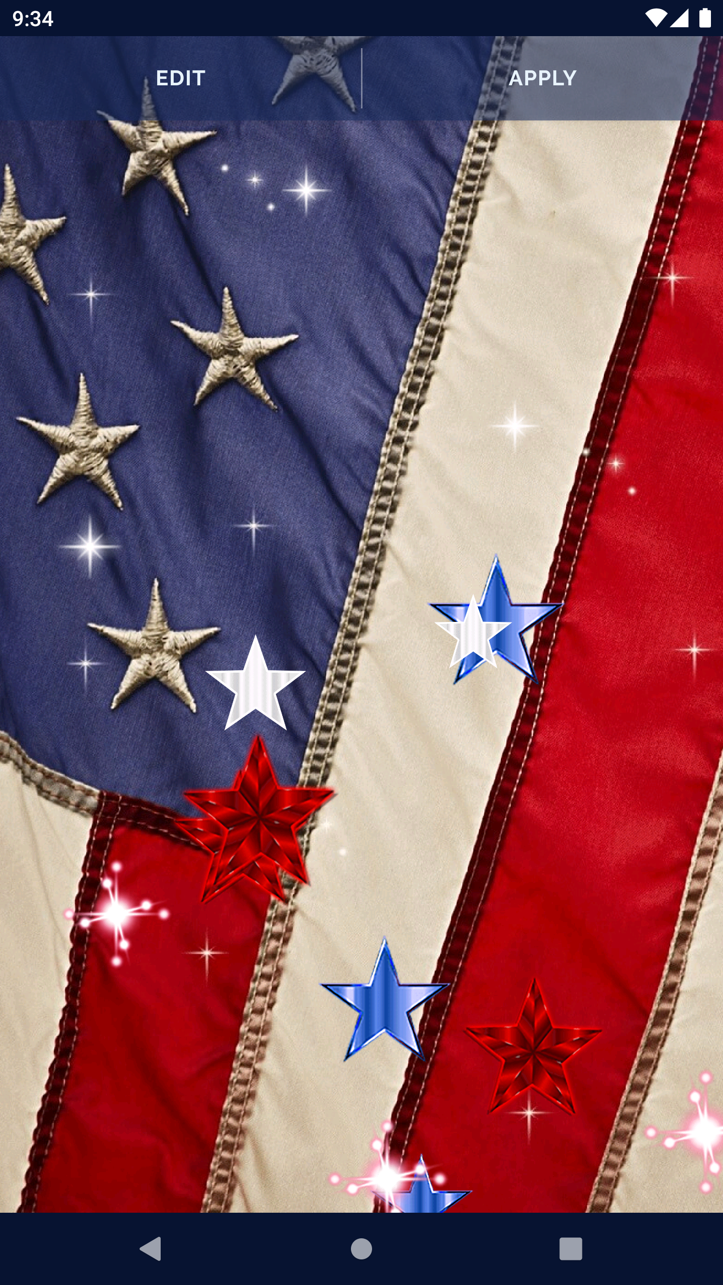 اسکرین شات 5 برنامه American Flag Wallpapers